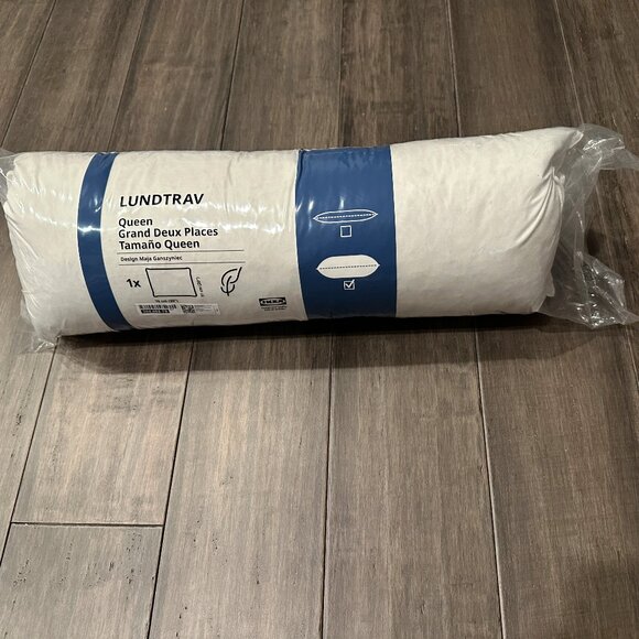 New ! IKEA LUNDTRAV Pillow High Queen duck feathers/down 304.602.79 - Picture 1 of 3